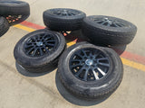 18" Toyota Land Cruiser OEM 95953 wheels rims BLACK Tundra Sequoia A/T NEW Texas Truck Tire