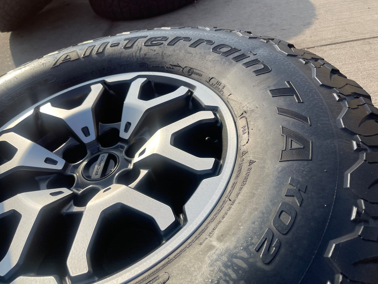17" Ford F-150 Raptor Bronco OEM rims wheels 10461 tires 37" BFG Texas Truck Tire