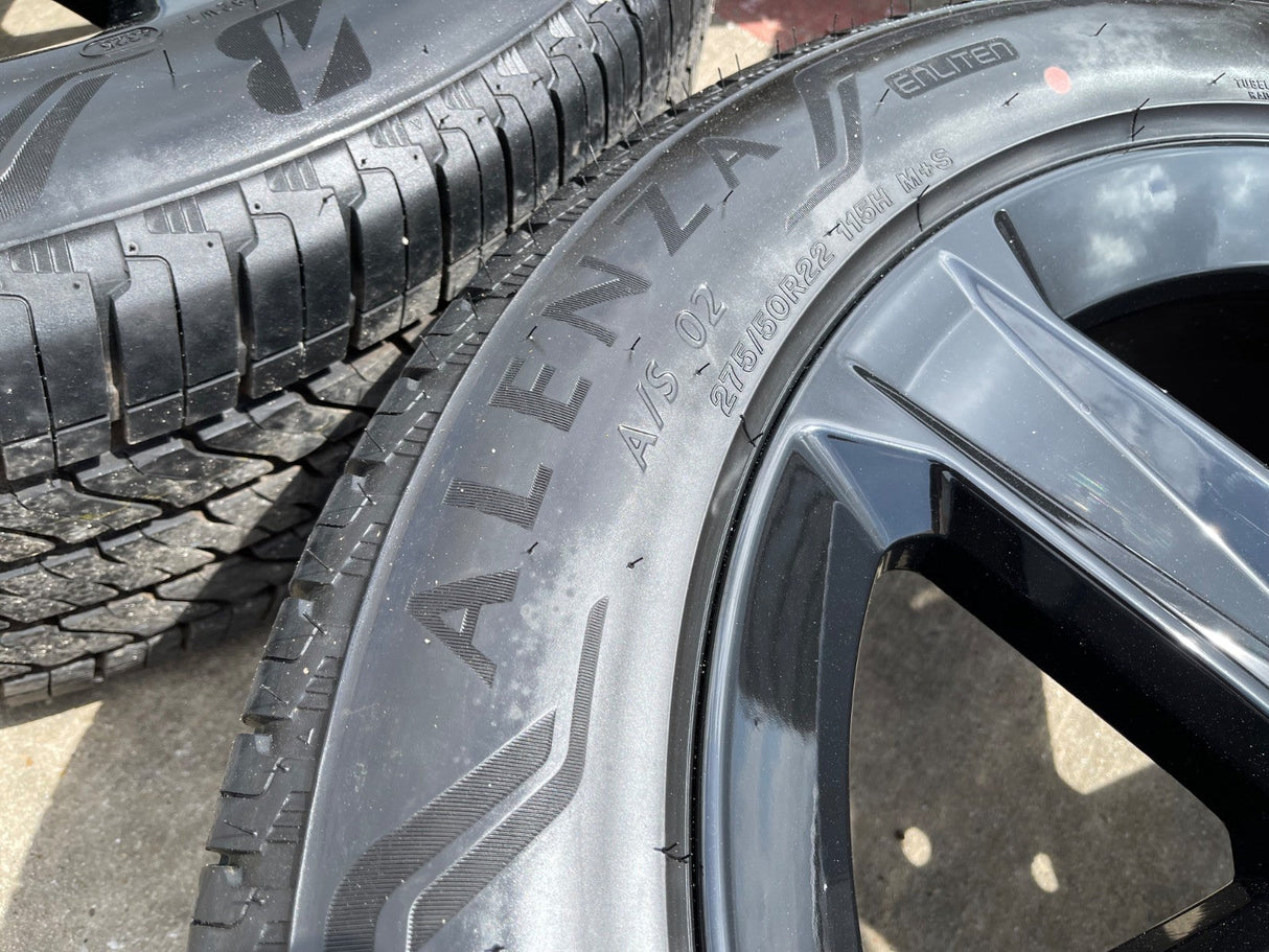 22" Ford F-150 LOBO LARIAT OEM black rim wheel tire Expedition 2026 2027 NEW Texas Truck Tire