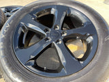 20" Jeep Grand Cherokee L OEM black wheels rims 9287 95199 tires Texas Truck Tire