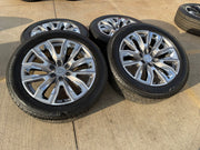 22" GMC Yukon Chevy Tahoe Escalade OEM 95513 14134 wheels rims BRIDGESTONE NEW Texas Truck Tire