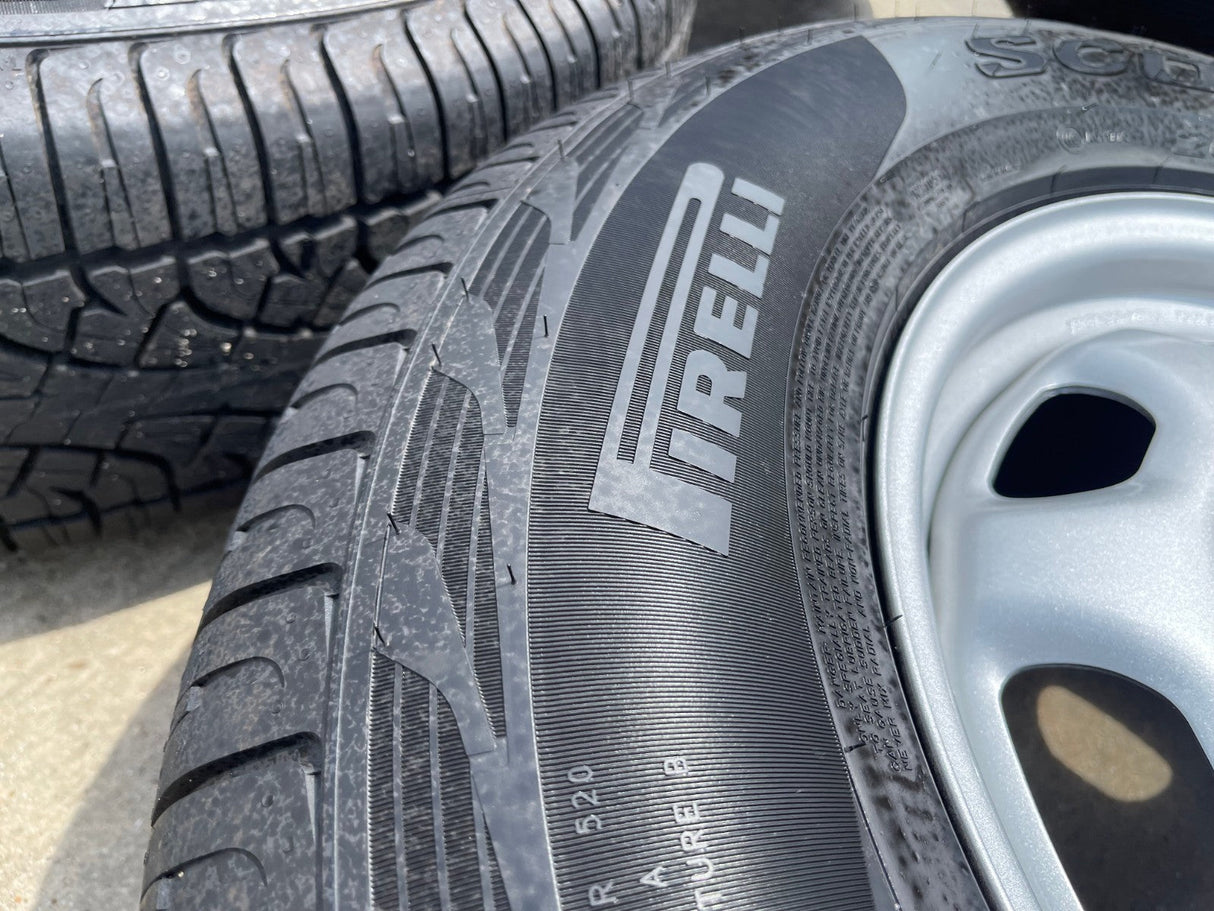17" Ford F-150 OEM rims wheels 3857 tires steel 2024 2025 2026 PIRELLI A/T NEW Texas Truck Tire