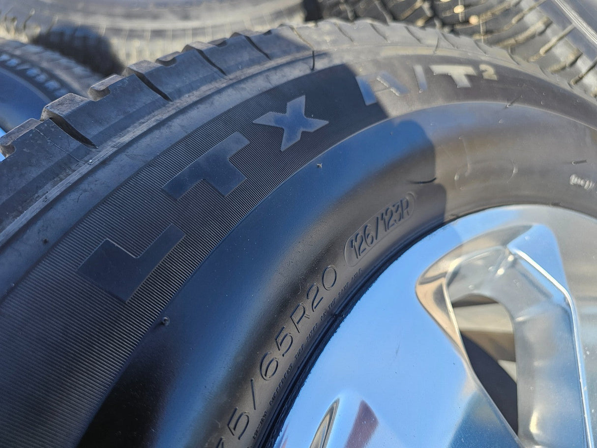 20" Dodge Ram 2500 3500 LARAMIE OEM 2700 wheels rims tires MICHELIN Texas Truck Tire