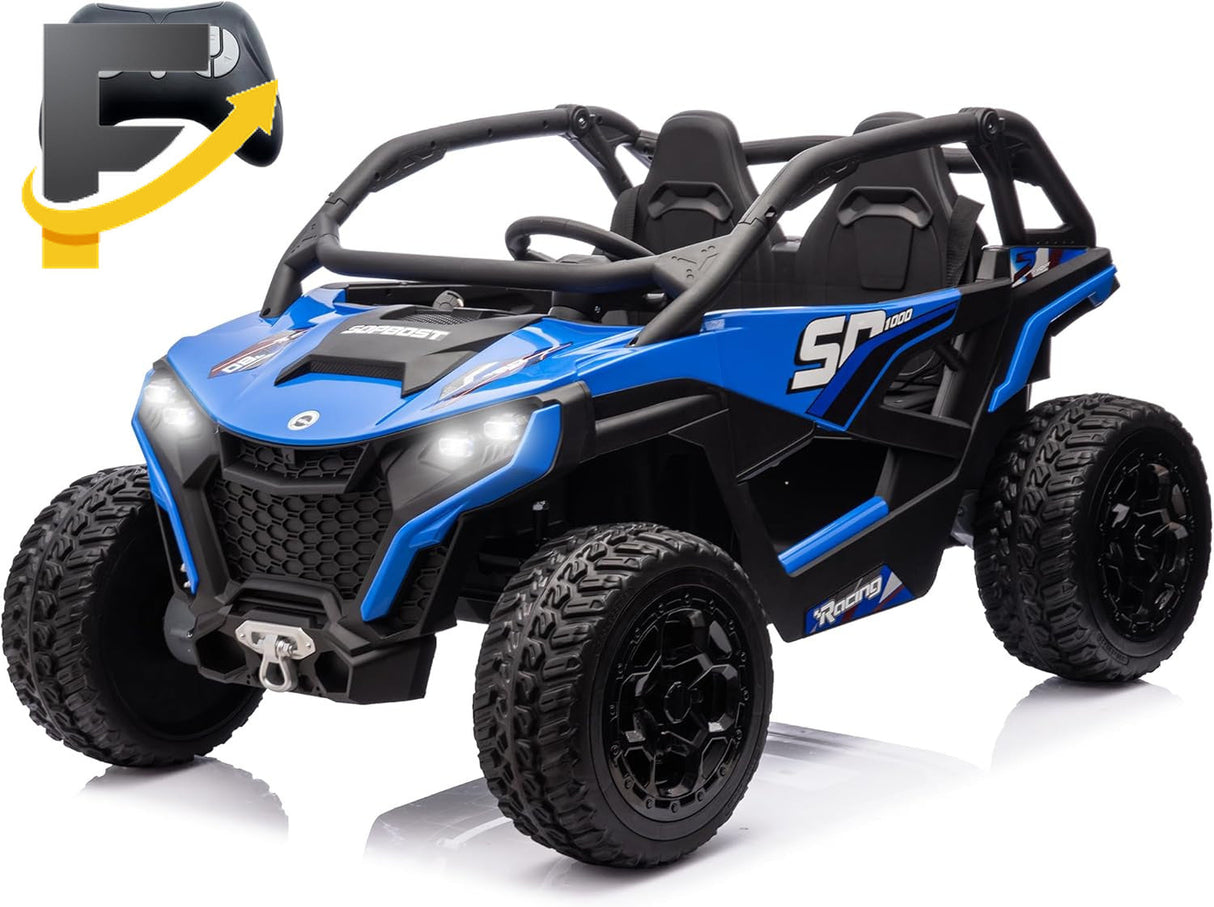 24V 10Ah Kids 2-Seater Ride-On UTV with Remote Control for Boys and Girls