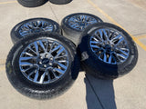 20" Chevy Silverado Z71 GMC Sierra Canyon OEM wheels rims 2025 2026 2027 NEW Texas Truck Tire