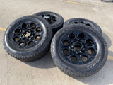 20" Ford F-250 F-350 OEM black Lariat wheels rims 10299 10484 tires DISCOUNTED Texas Truck Tire