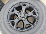 17" Jeep Wrangler Rubicon OEM 9218 wheels rims Gladiator tires DUELER A/T Texas Truck Tire