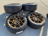 19" Ford Mustang GT Track Pack OEM 10600 10603 Bronze wheels rims 2025 2026 NEW Texas Truck Tire