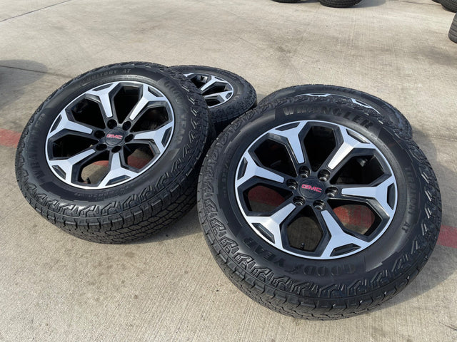20" GMC Sierra Canyon Chevy Silverado OEM wheels rims 2024 2025 2026 NEW Texas Truck Tire