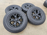 17" Jeep Wrangler Rubicon OEM 9218 wheels rims Gladiator tires DUELER A/T Texas Truck Tire