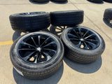 21" Bentley Bentayga OEM wheels rims black Mulliner Continental Flying Spur GT Texas Truck Tire