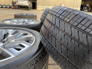 22" GMC Yukon Chevy Tahoe Escalade OEM 95513 14134 wheels rims BRIDGESTONE NEW Texas Truck Tire