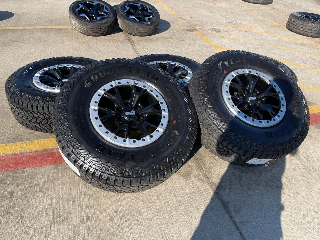 17" Ford F-150 Raptor Bronco R OEM Replica BEADLOCK 10460 rims wheels NEW 35" Texas Truck Tire