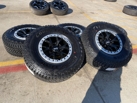 17" Ford F-150 Raptor Bronco R OEM Replica BEADLOCK 10460 rims wheels NEW 35" Texas Truck Tire