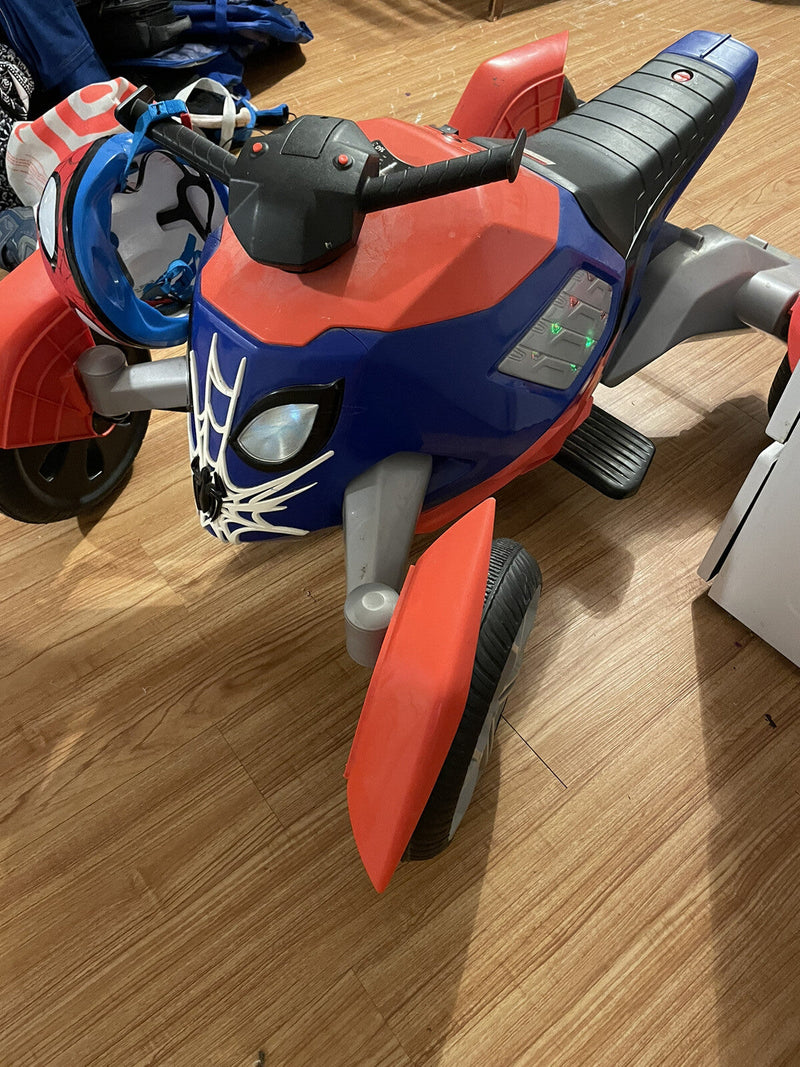 Spider-Man Ride-On Motorcycle for Boys Ages 2-5