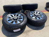 20" Chevy Silverado 2500 3500 OEM 5960 5947 GMC Sierra wheels rims tires NEW Texas Truck Tire