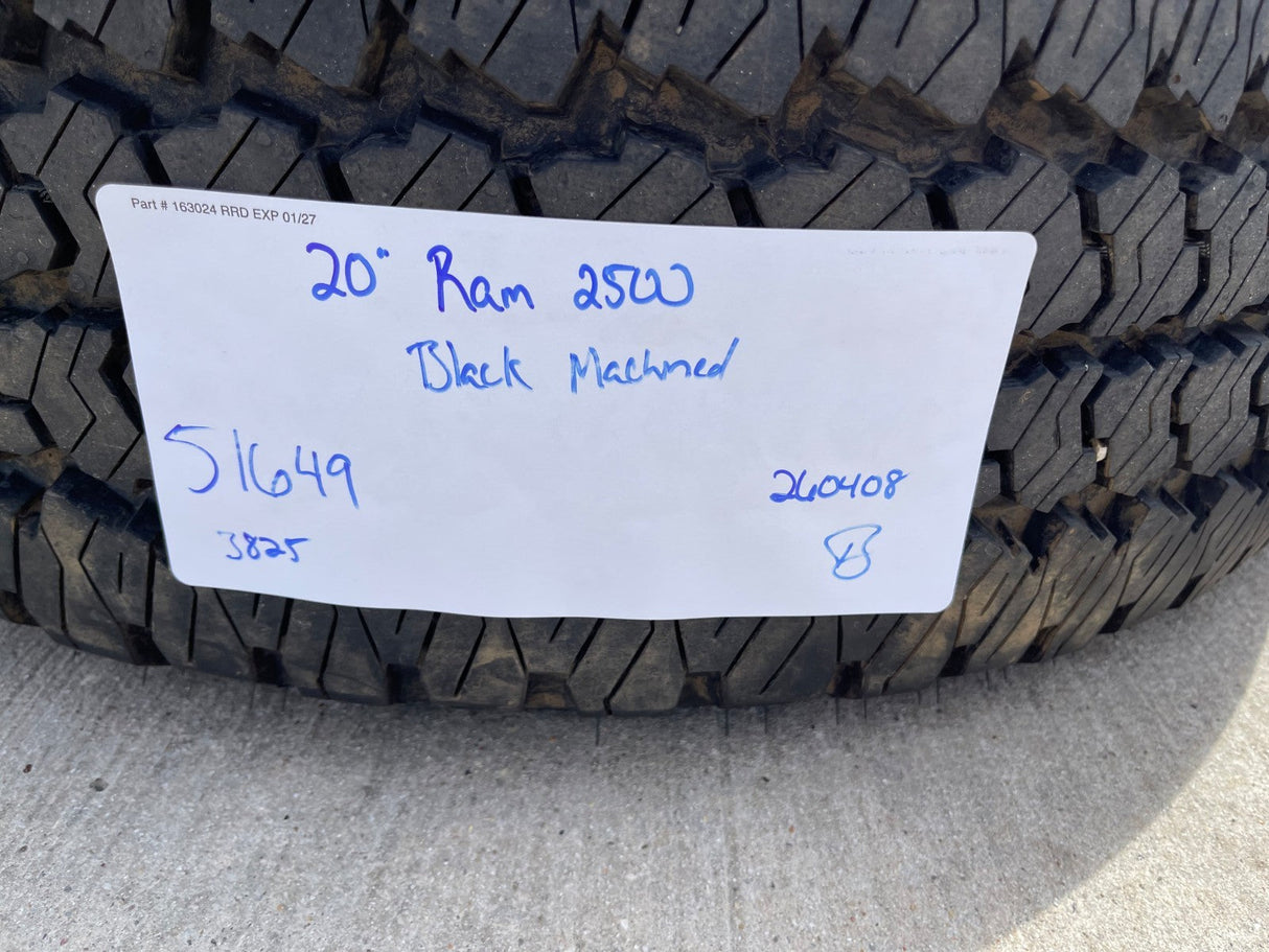 20" Dodge Ram 2500 3500 LARAMIE OEM 51649 wheels rims A/T2 2025 2026 NEW Texas Truck Tire