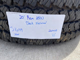 20" Dodge Ram 2500 3500 LARAMIE OEM 51649 wheels rims A/T2 2025 2026 NEW Texas Truck Tire