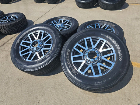 20" Ford F-250 F-350 OEM 10104 rims wheels 2017 2018 2019 2021 2022 2023 2024 Texas Truck Tire