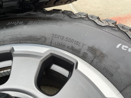 18" Ford F-250 F-350 OEM TREMOR rims wheels 10482 BFG KO2 KO3 A/T 35" Texas Truck Tire
