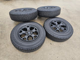 17" Jeep Wrangler Rubicon OEM 9218 wheels rims Gladiator tires DUELER A/T Texas Truck Tire