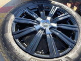 21" Lexus LX570 Toyota Land Cruiser OEM 74341 black wheels rims tires NEW Texas Truck Tire