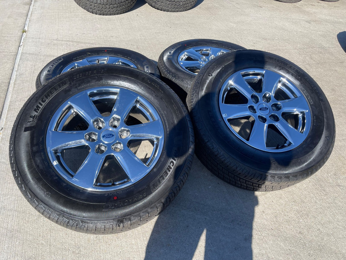 18" Ford F-150 Lariat OEM rims wheel 10168 tires Expedition MICHELIN NEW Texas Truck Tire