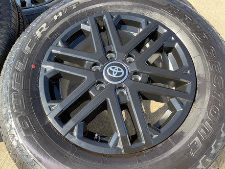 18" Toyota Tundra Sequoia TRD OEM wheels rims 75281 Lexus GX550 LX600 NEW 2026 Texas Truck Tire