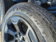 20" Dodge Ram 1500 OEM Laramie Black 2680 wheels rims 2022 2023 2024 2025 2026 Texas Truck Tire