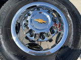 17" Chevy Silverado GMC Sierra 3500 Dually OEM 8094 rims wheels tires MICHELIN Texas Truck Tire