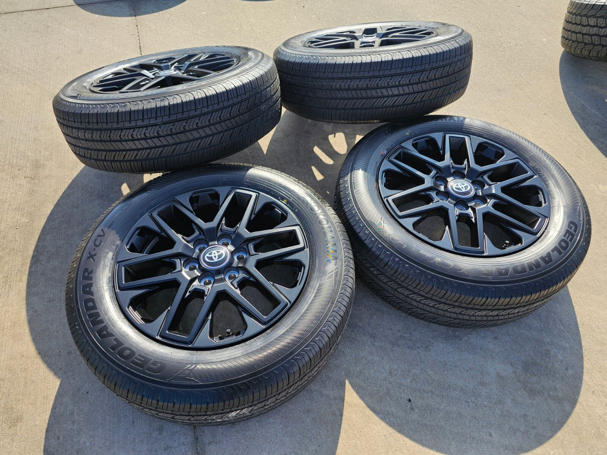 20" Toyota Tundra TRD OEM wheels rims TSS 75276 95295 Sequoia 2024 2025 2026 NEW Texas Truck Tire