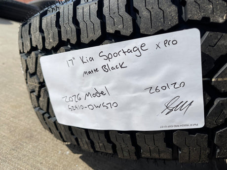 17" Kia Sorento X-PRO OEM wheels rims Telluride Sedona 2025 2026 NEW FALKEN A/T4 Texas Truck Tire