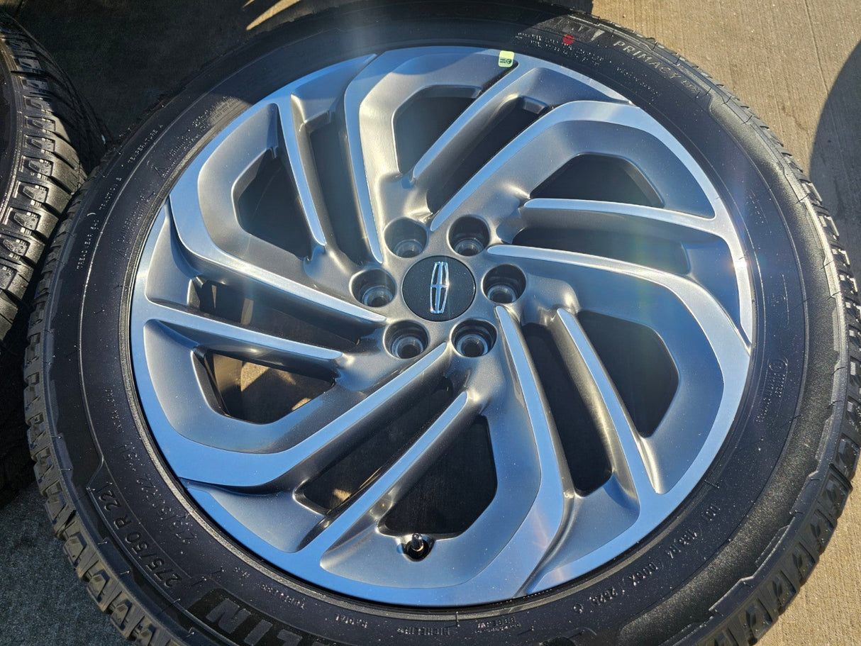 22" Lincoln Navigator OEM 94225 rims wheels BLACK LABEL 2025 2026 MICHELIN NEW Texas Truck Tire