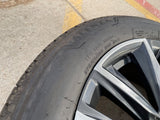 (1) 22" Cadillac Escalade OEM Platinum 4869 95028 wheel rim 2023 2024 2025 2026 Texas Truck Tire