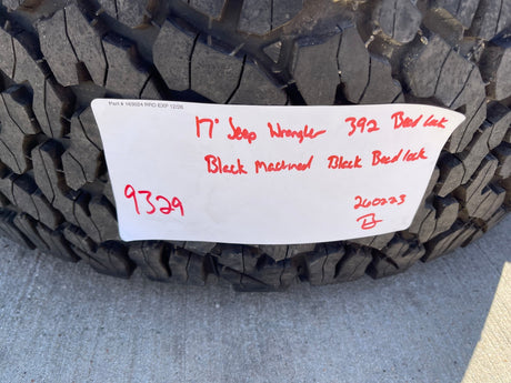 17" Jeep Wrangler 392 Gladiator Rubicon OEM 9329 BEADLOCK wheels rims BFG NEW 35 Texas Truck Tire