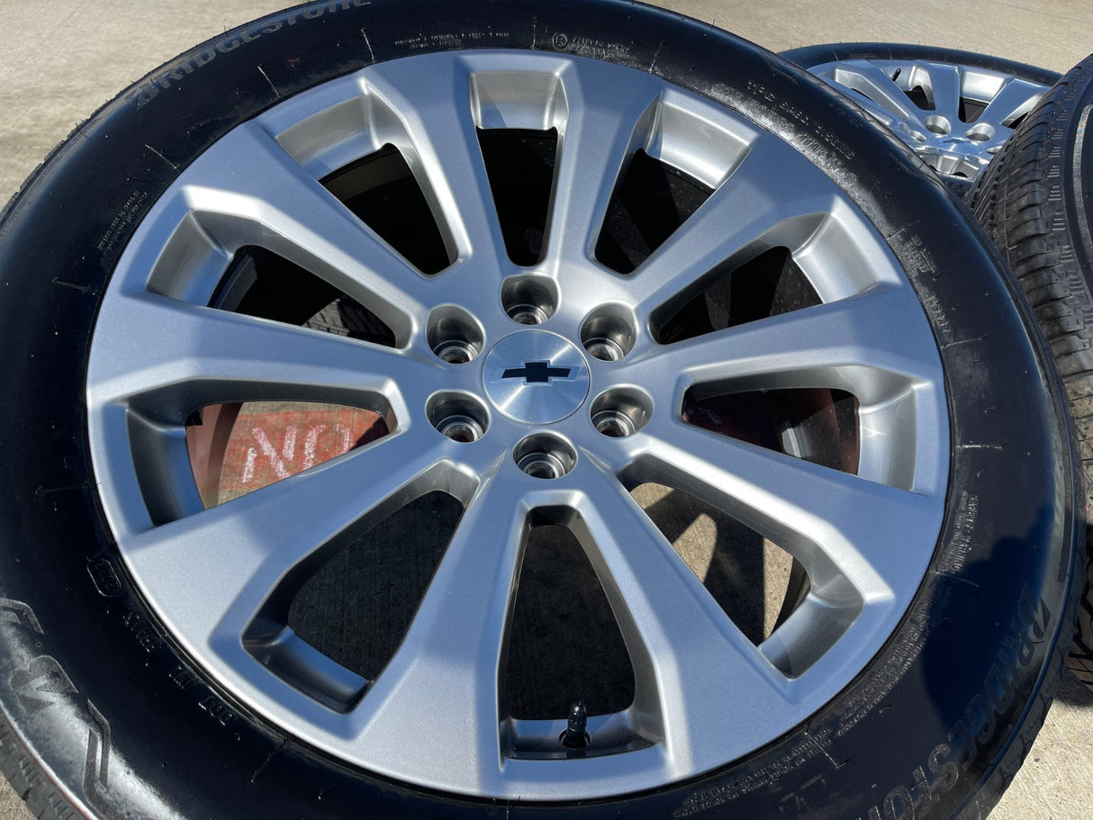 22" Chevy Silverado High Country OEM 5922 wheels rims Tahoe 2024 2025 2026 Texas Truck Tire