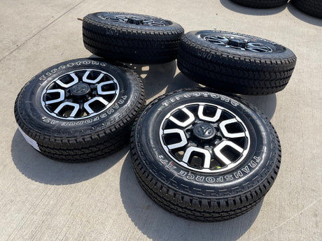 18" Ram 2500 3500 LARAMIE OEM wheels rims 2694 tires FIRESTONE A/T2 NEW 2026 Texas Truck Tire