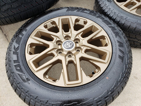 20" Toyota Tundra TRD OEM wheels rims BRONZE TSS 95295 Sequoia 2024 2025 NEW Texas Truck Tire
