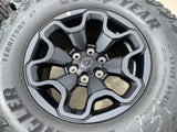 18" Dodge Ram 1500 TRX RHO Black OEM 66002 wheels rims TERRITORY A/T 35" NEW Texas Truck Tire