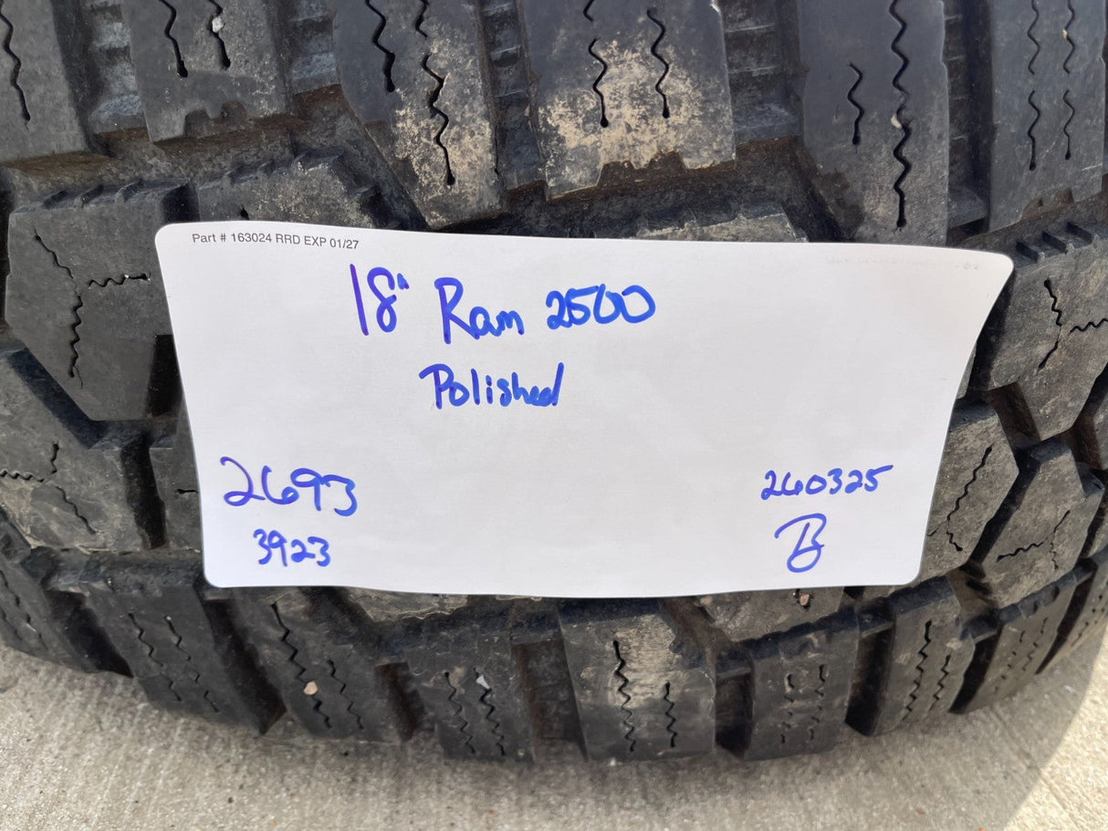 18" Ram 2500 3500 Laramie Power Wagon OEM wheels rims 2693 tires COOPER 35" Texas Truck Tire
