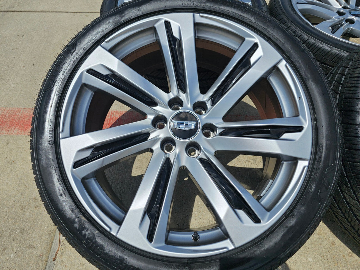 24" Cadillac Escalade V OEM wheels rims tires 2022 2023 2024 2025 2026 NEW Texas Truck Tire