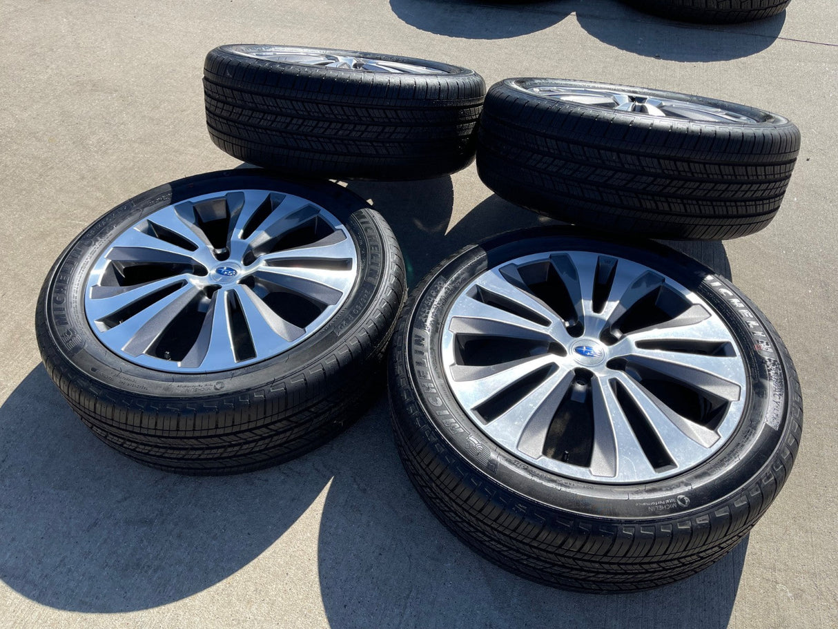 20" Subaru Ascent Outback Legacy Forester OEM 68872 wheels rims NEW MICHELIN Texas Truck Tire