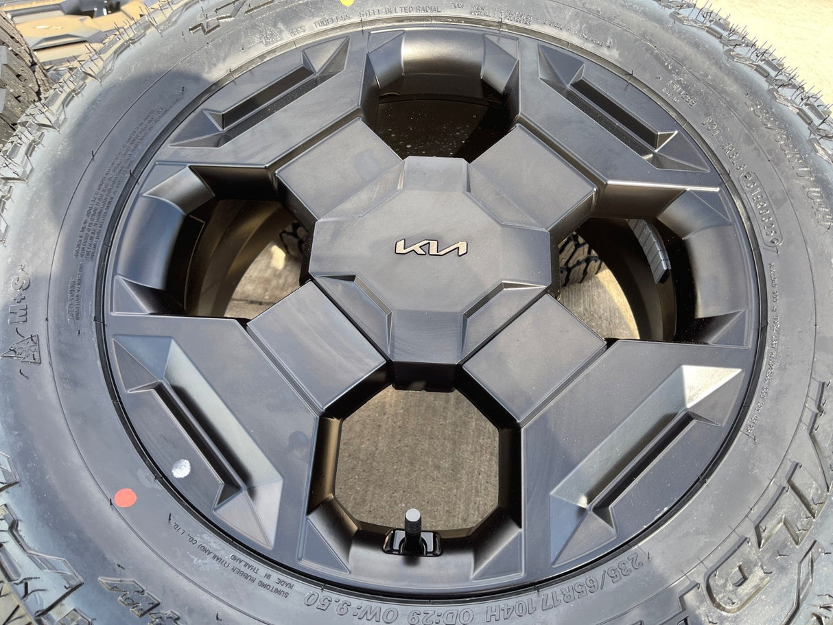 17" Kia Sorento X-PRO OEM wheels rims Telluride Sedona 2025 2026 NEW FALKEN A/T4 Texas Truck Tire