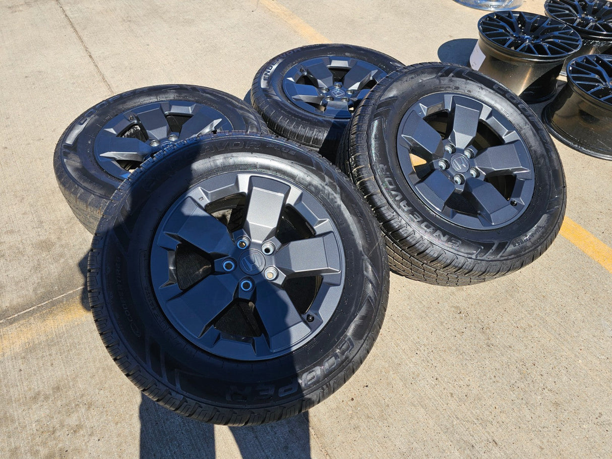 18" Honda Passport Trail Sport Ridgeline Pilot HPD OEM wheels rims MDX COOPER Texas Truck Tire