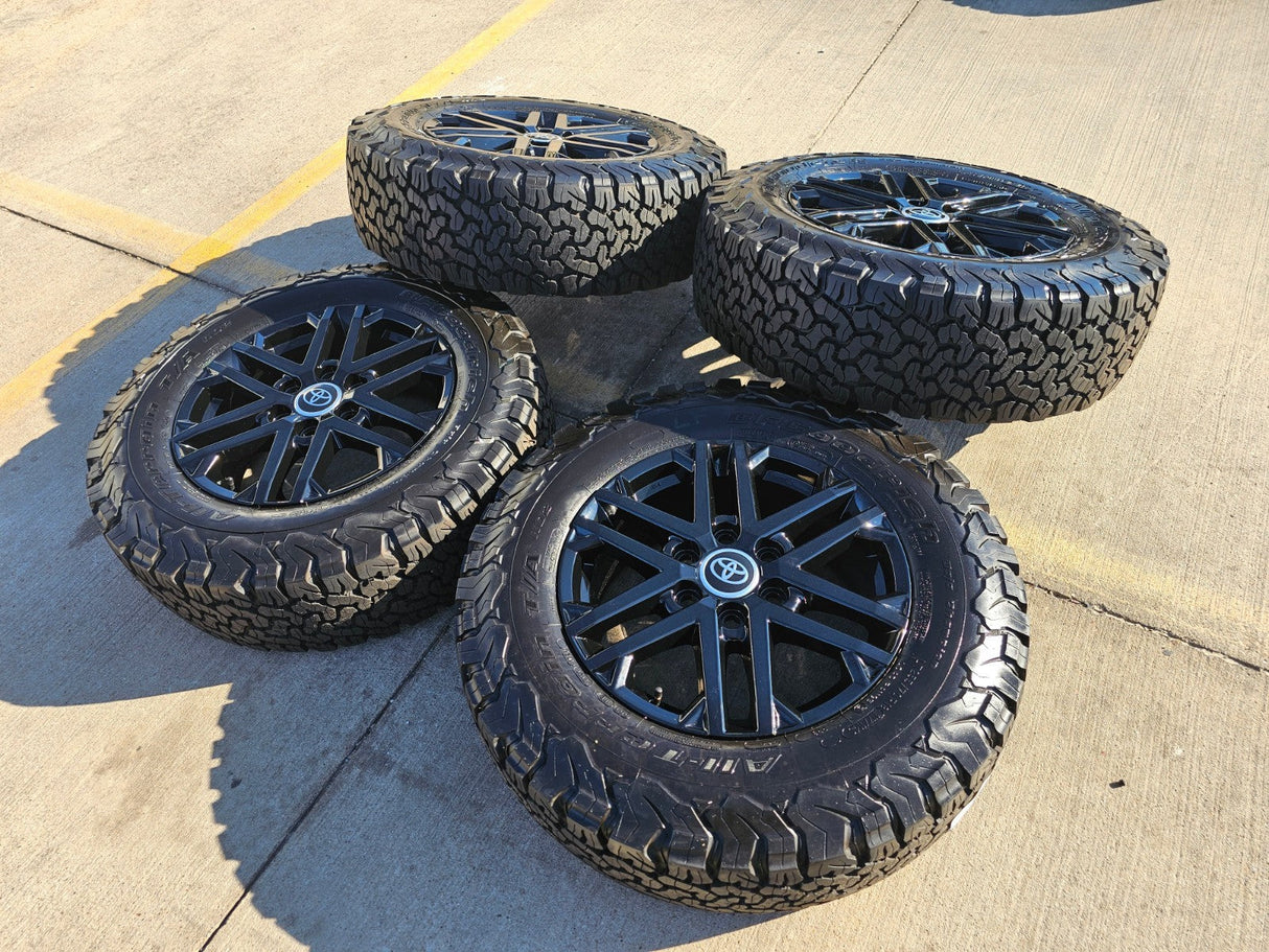 18" Toyota Tundra Sequoia TRD OEM 75281 wheels rims LX600 2025 2026 NEW BFG KO2 Texas Truck Tire
