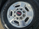 17" GMC Sierra Chevy Silverado 2500 3500 OEM 5500 wheels rims FIRESTONE NEW Texas Truck Tire