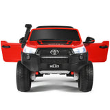 2x12V Authorized Toyota Hilux Ride-On Truck Vehicle 2-Seat 4x4 w/ Remote Control Crimson