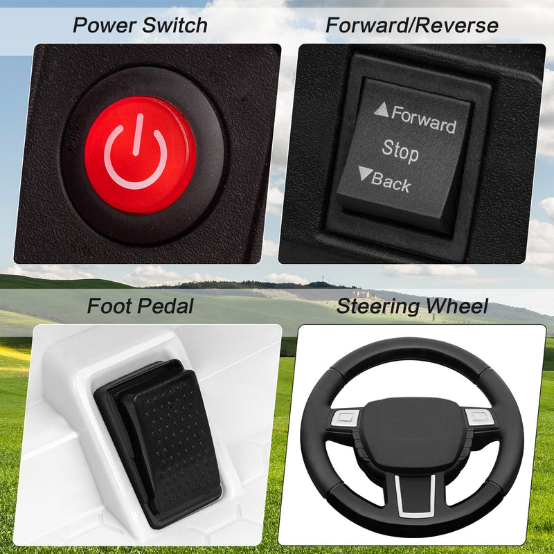 12V Battery-Powered Kids Ride-On Off-Road Truck Toy with Parent Remote Control