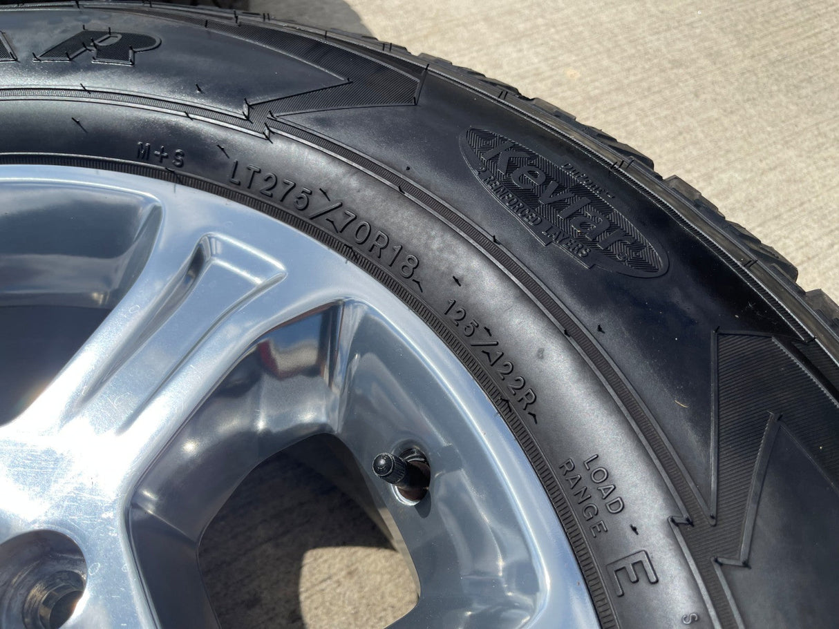 18" Ram 2500 3500 Laramie Power Wagon OEM wheels rims 2692 GOODYEAR A/T NICE Texas Truck Tire