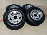 17" Chevy Silverado GMC Sierra 2500 3500 OEM 5500 wheels rims FIRESTONE Texas Truck Tire